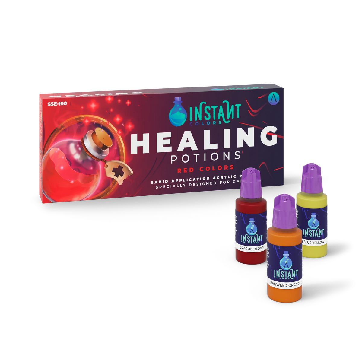 Healing Potions Red Colors SSE-100 8 x 17 ml