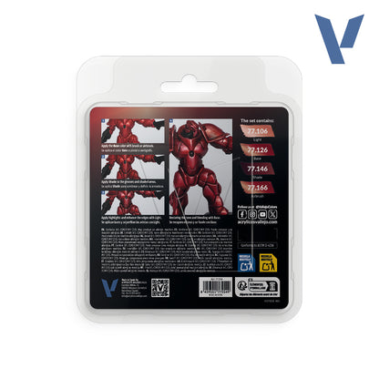 Ruby red  77.254 Set 4 x 18 ml