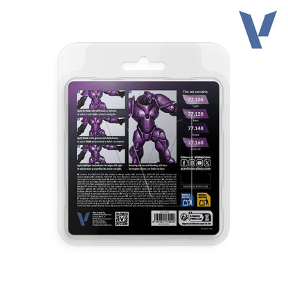 Amethyst purple 77.255 Set 4 x 18 ml