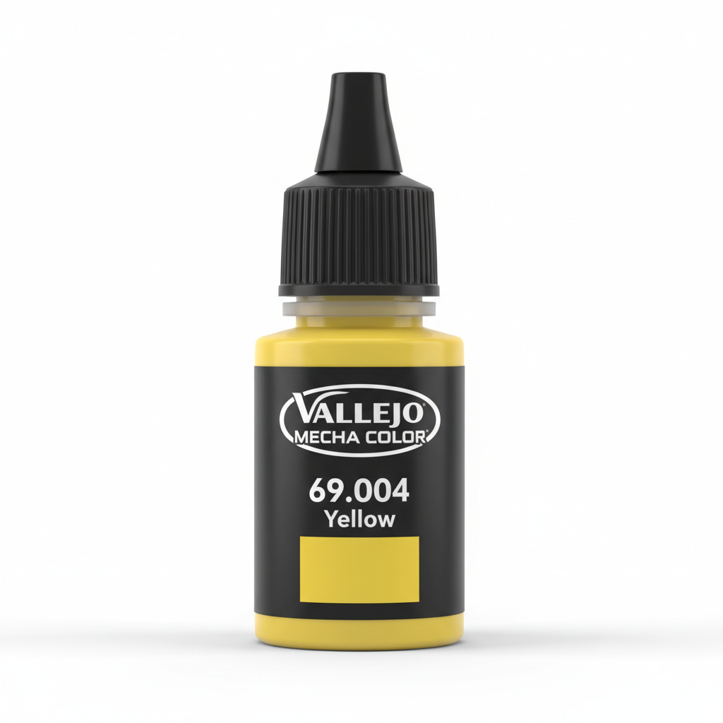 Vallejo Mecha Color 69.004 Yellow - Pintura acrílica para miniaturas