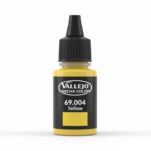 Vallejo Mecha Color 69.004 Yellow - Pintura acrílica para miniaturas