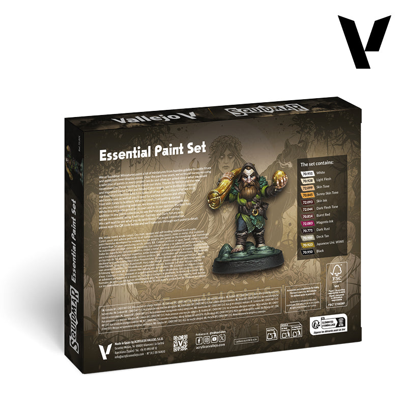 Essential Paint Set 72.201 Set 12 x 18 ml