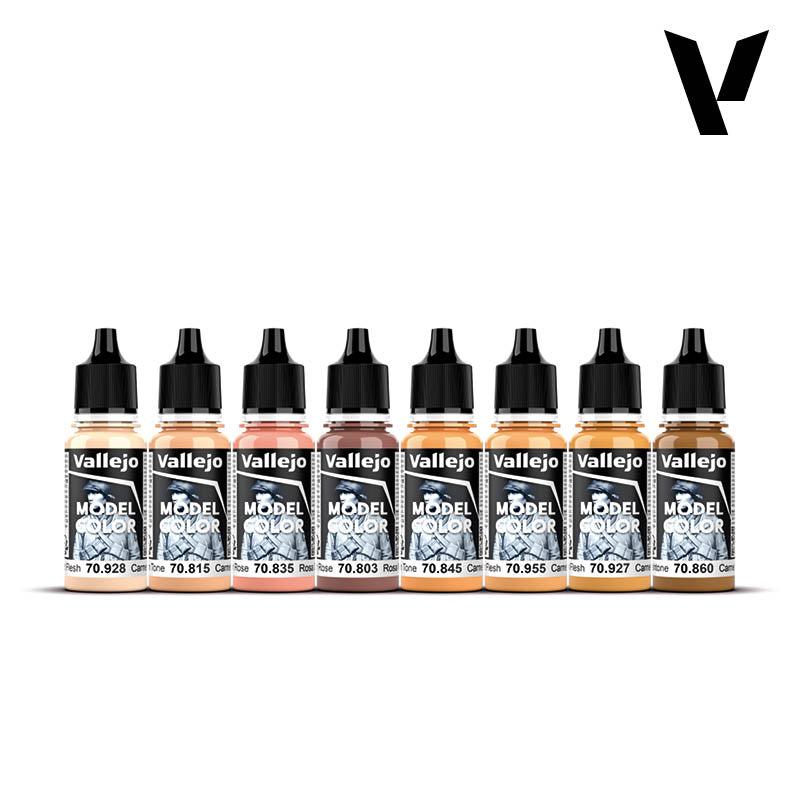 Model Color Set Face & Skintones 70.124 8 x 18 ml