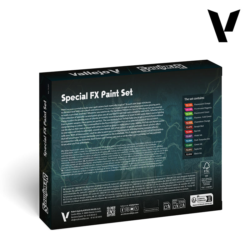 Special FX paint set 72.207 Set 12 x 18 ml